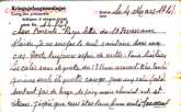 Correspondance du prisonnier de guerre Toussaint Grisoni- 1941