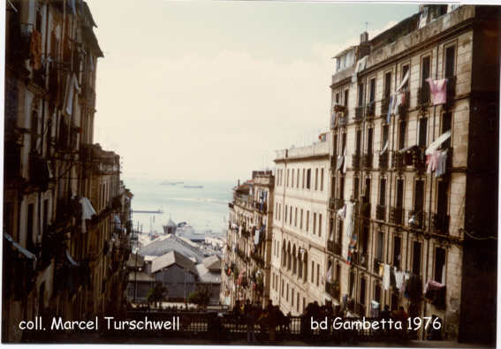 Le bd Gambetta, en 1976, vu de la rue Montpensier