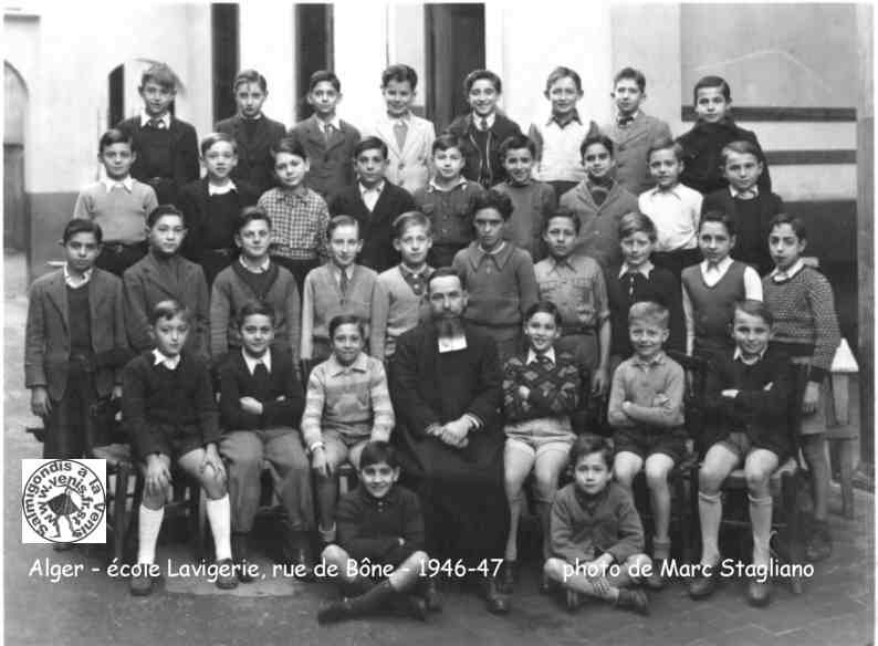l'école Lavigerie, en 1946-47.