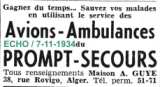 avions ambulances